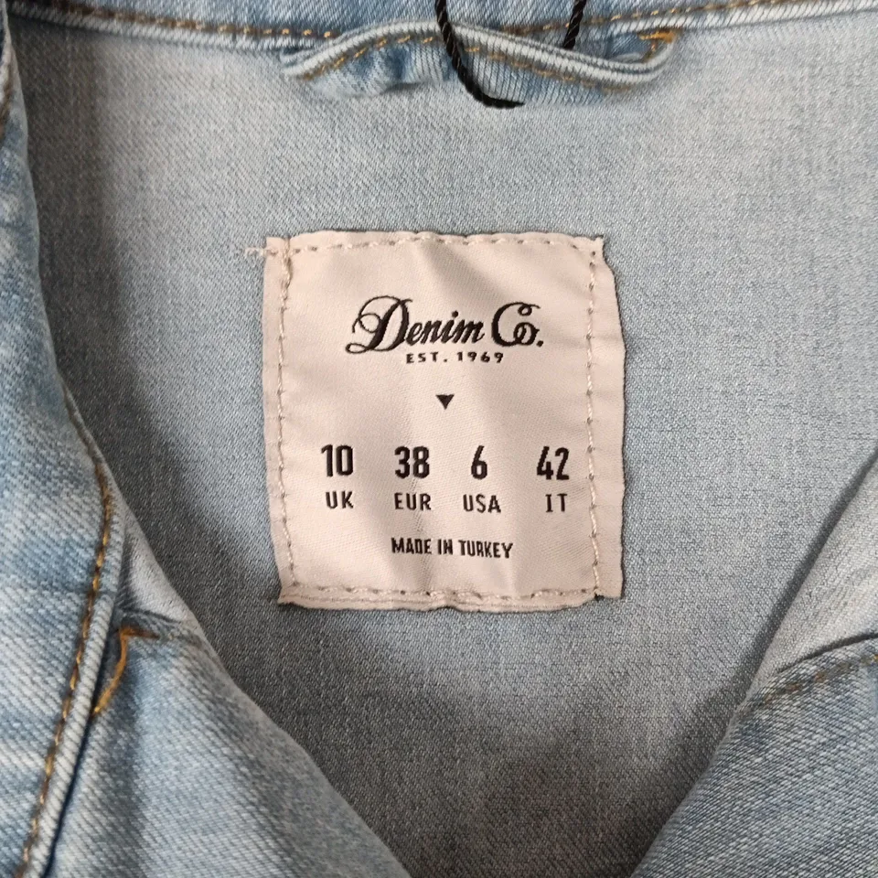DENIM CO. DENIM SHIRT DRESS – UK 10 (EUR 38) – MADE IN TURKEY