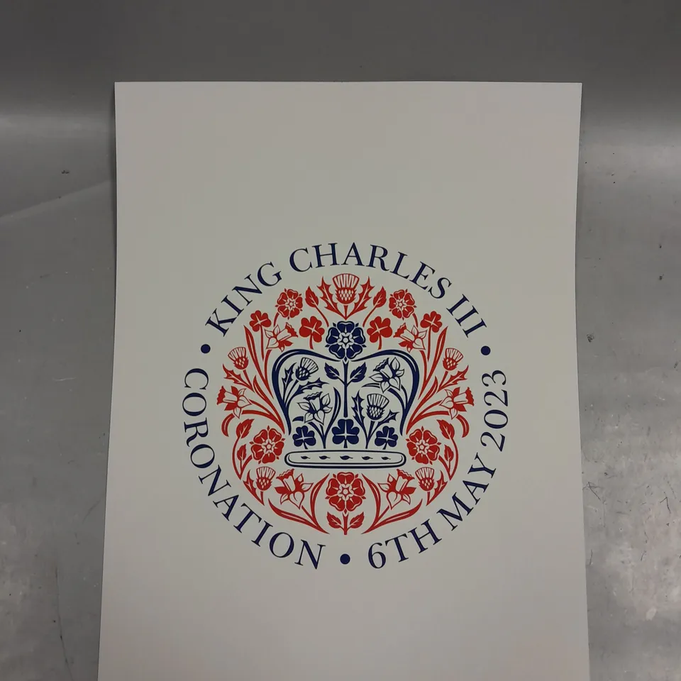 SIGNED LIMITED EDITION KING CHARLES CORONATION PRINT 