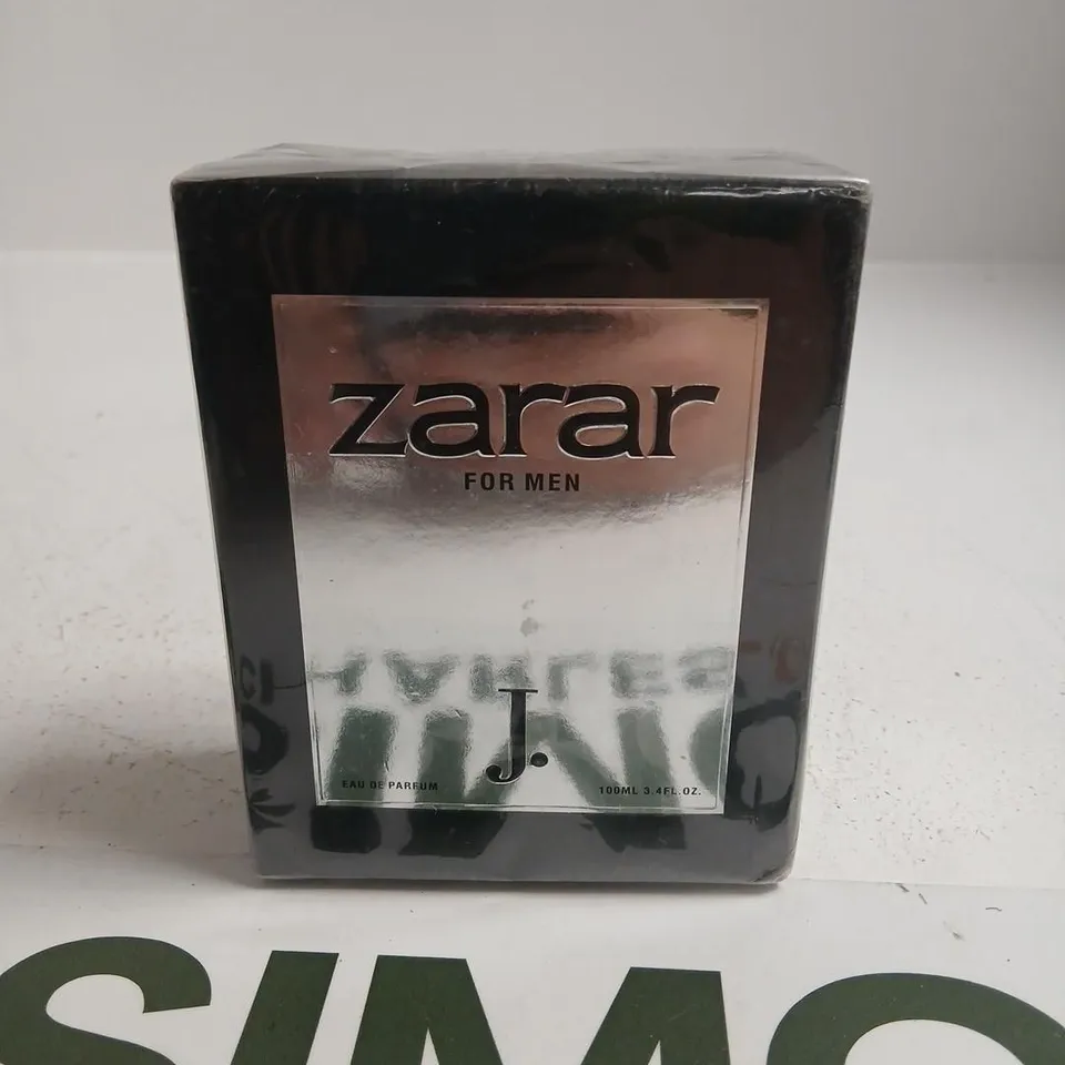 BOXED AND SEALED ZARAR FOR MEN EAU DE PARFUM 100ML