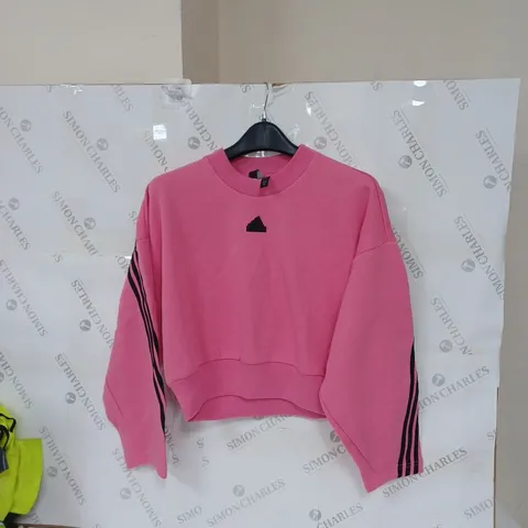 WOMENS MEDIUM ADIDAS JUMPER PINK