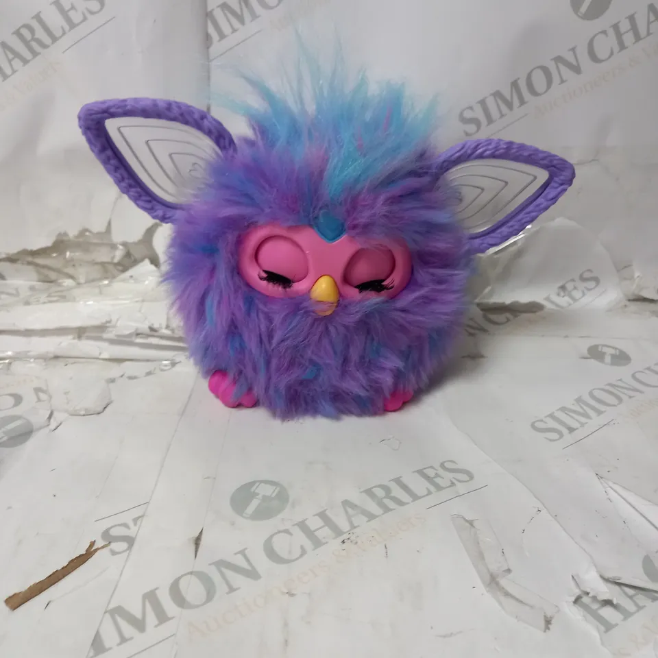 TIE DYE PURPLE FURBY TOY