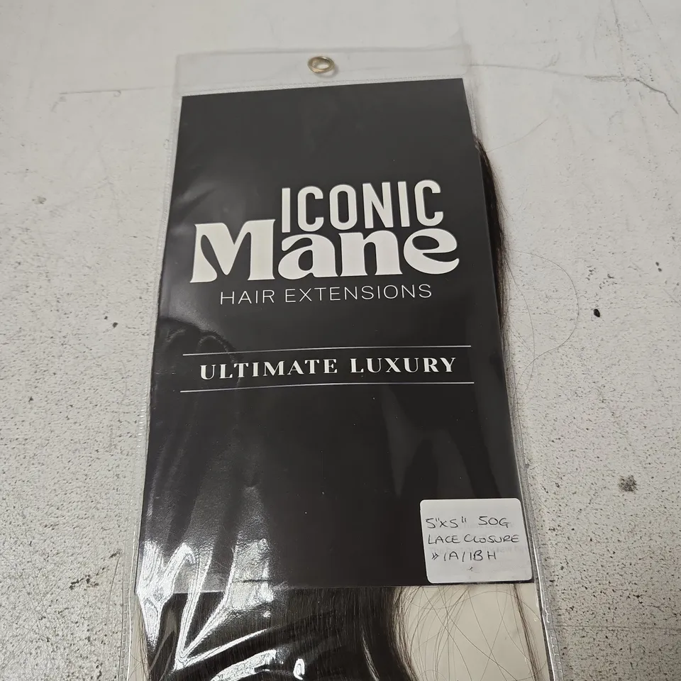 ICONIC MANE HAIR EXTENSIONS – ULTIMATE LUXURY LACE CLOSURE, 5X5, 50G