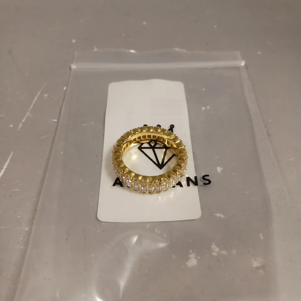 ADAMANS GOLD BAND RING 