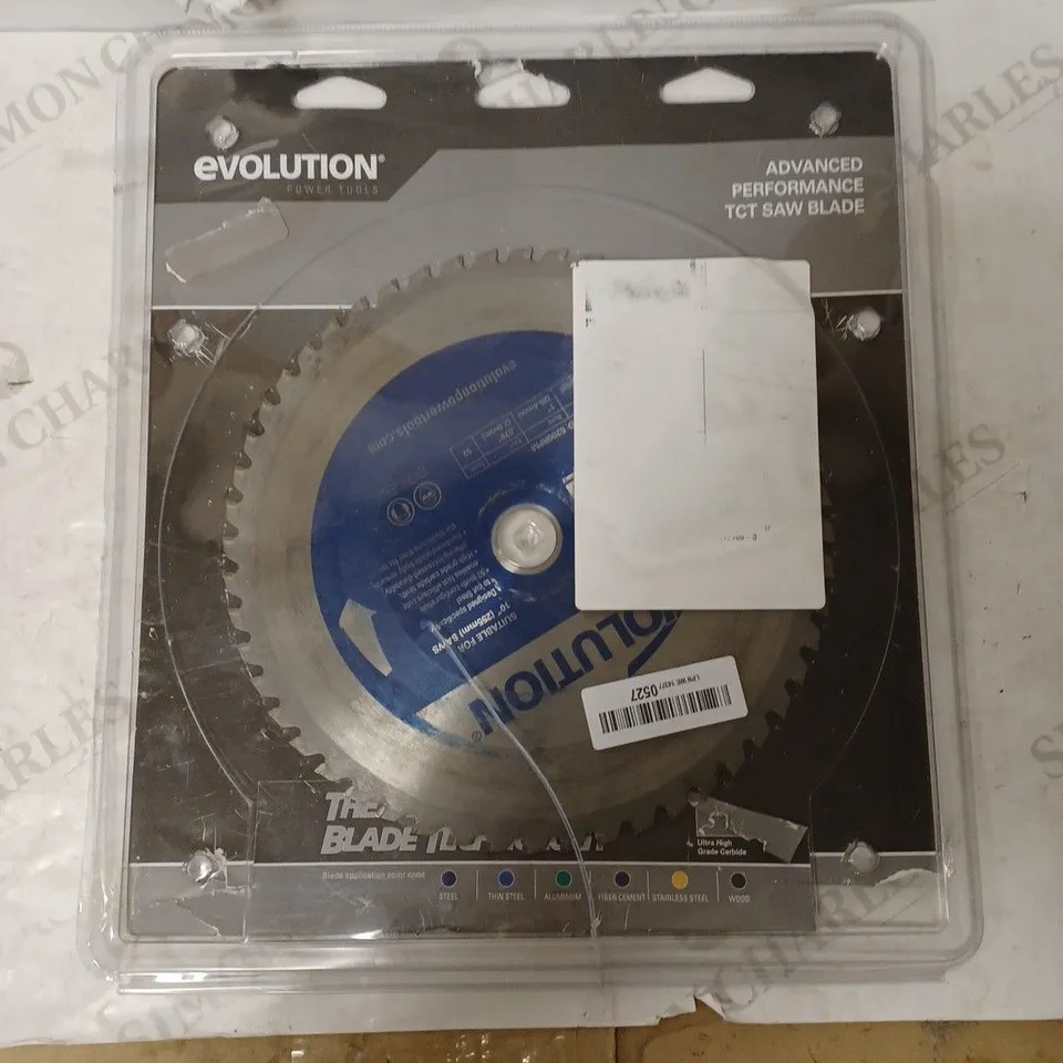 EVOLUTION POWER TOOLS HTC255STEEL MILD STEEL CARBIDE-TIPPED BLADE, 255 MM