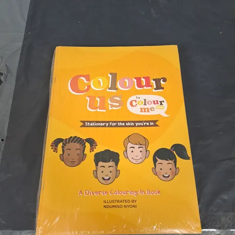 BOX OF APPROXIMATELY 125 COLOUR US BY COLOUR ME KIDS DIVERSE COLOURING BOOKS