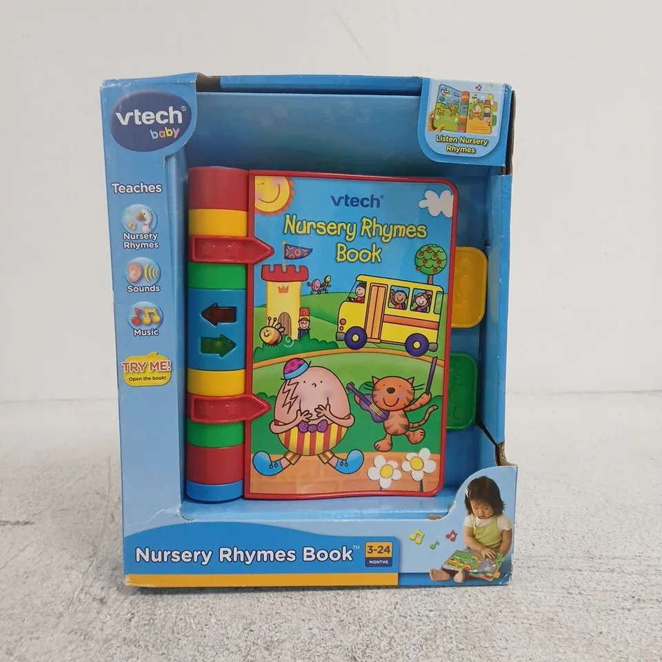 VTECH BABY NURSERY RHYMES BOOK – INTERACTIVE MUSICAL TOY (3–24 MONTHS)