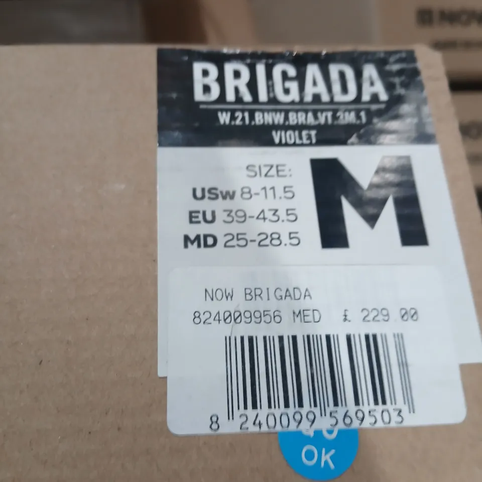 NOW BRIGADA SNOWBOARD BINDINGS – SIZE M (USW 8–11.5, EU 39–43.5, MD 25–28.5)