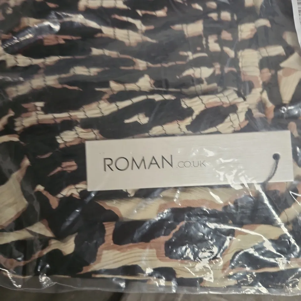 BAGGED ROMAN ORIGINALS ANIMAL PALAZZO TROUSERS – CAMOUFLAGE PRINT, ONE SIZE