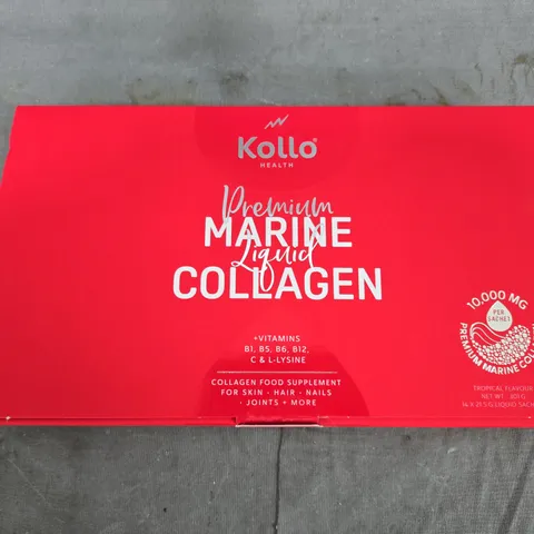 KOLLO HEALTH PREMIUM MARINE LIQUID COLLAGEN – 14 X 21.5 G LIQUID SACHETS