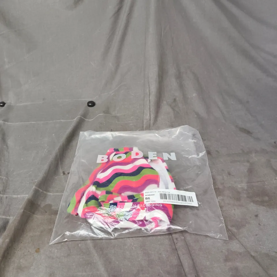 BODEN ARLES BIKINI TOP SIZE 12