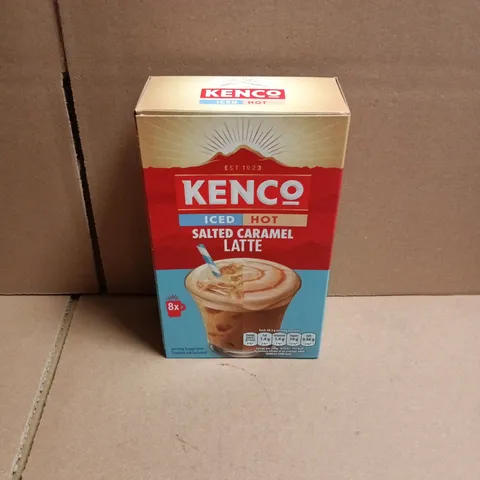 KENCO SALTED CARAMEL LATTE INSTANT COFFEE SACHETS – 5 BOXS OF 8 SACHETS
