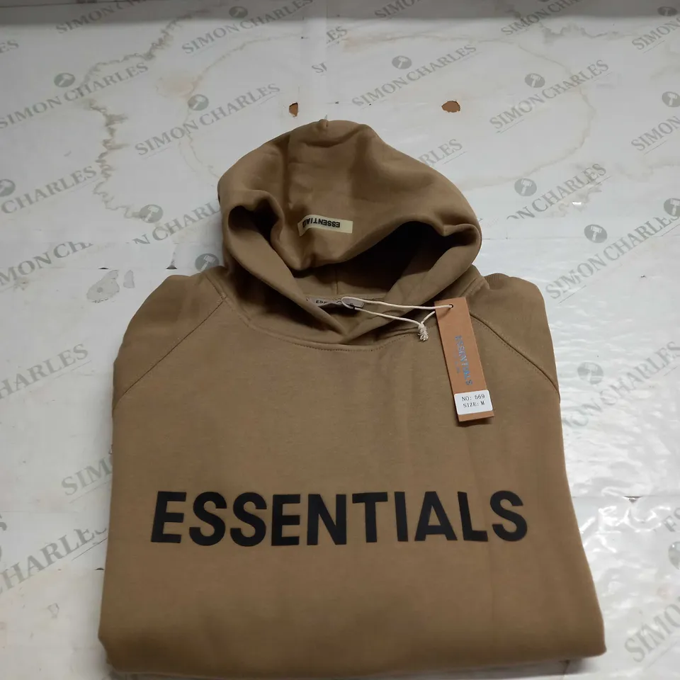MENS FEAR OF GOD ESSENTIALS HOODY - SZE M