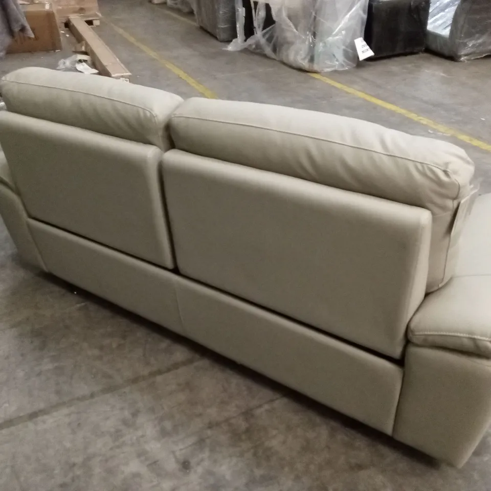 PAVILION 3 SEATER LEATHER/FAUX LEATHER POWER RECLINER SOFA