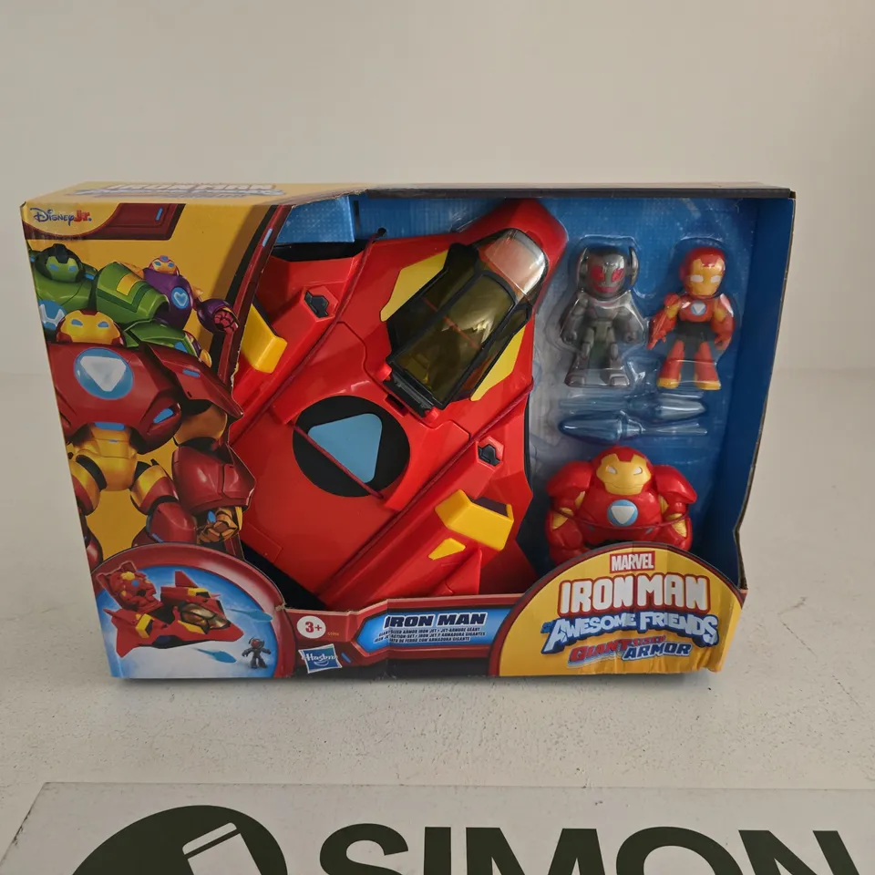 MARVEL IRON MAN AWESOME FRIENDS ARMOR PLAYSET – BOXED