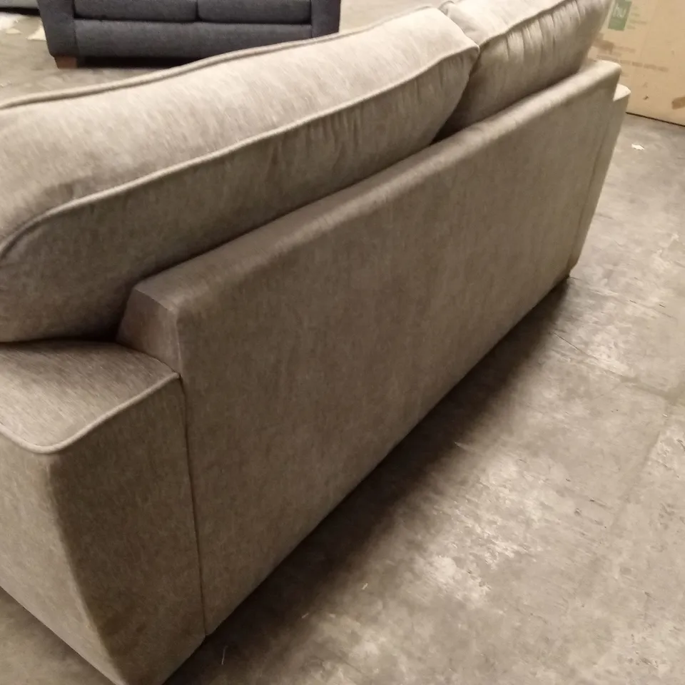 HARLOW 3 SEATER STANDARD BACK FABRIC SOFA - NATURAL RRP £649