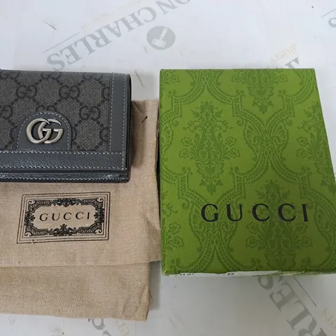 BOXED GUCCI GREY PURSE