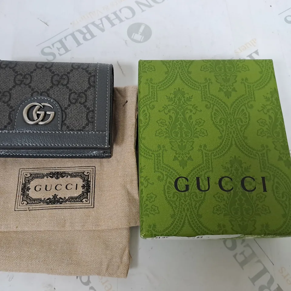 BOXED GUCCI GREY PURSE