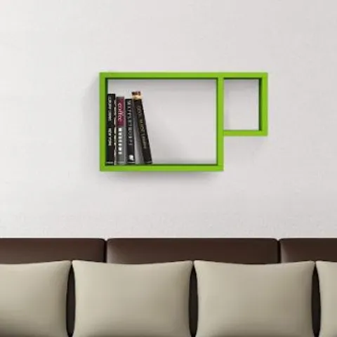 BRAND NEW BOXED GREEN TWO COMPARTMENT SHELVING UNIT