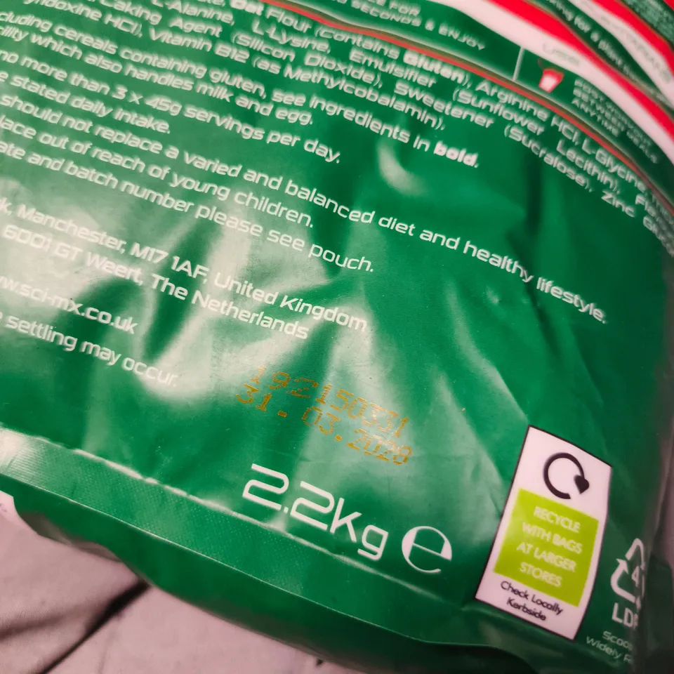 SCI-MX NUTRITION PRO V-GAIN PLANT-BASED PROTEIN POWDER – VANILLA, 2.2KG