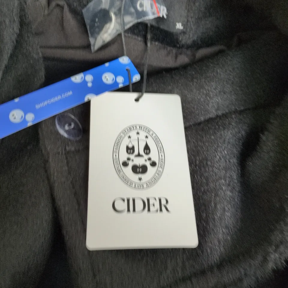 CIDER WOMEN'S COAT, BLACK, SIZE XL