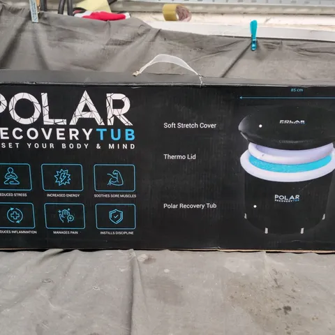 POLAR RECOVERY TUB – SOFT STRETCH COVER WITH THERMO LID, BOXED (85 CM X 70 CM)
