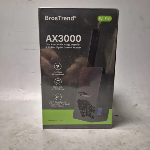 SEALED BROSTREND AX3000 DUAL BAND WIFI 6 RANGE EXTENDER 
