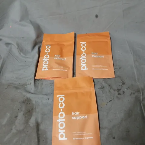 PROTO-COL HAIR SUPPORT DIETARY SUPPLEMENT – 3 X 30 CAPSULES (SET OF 3)