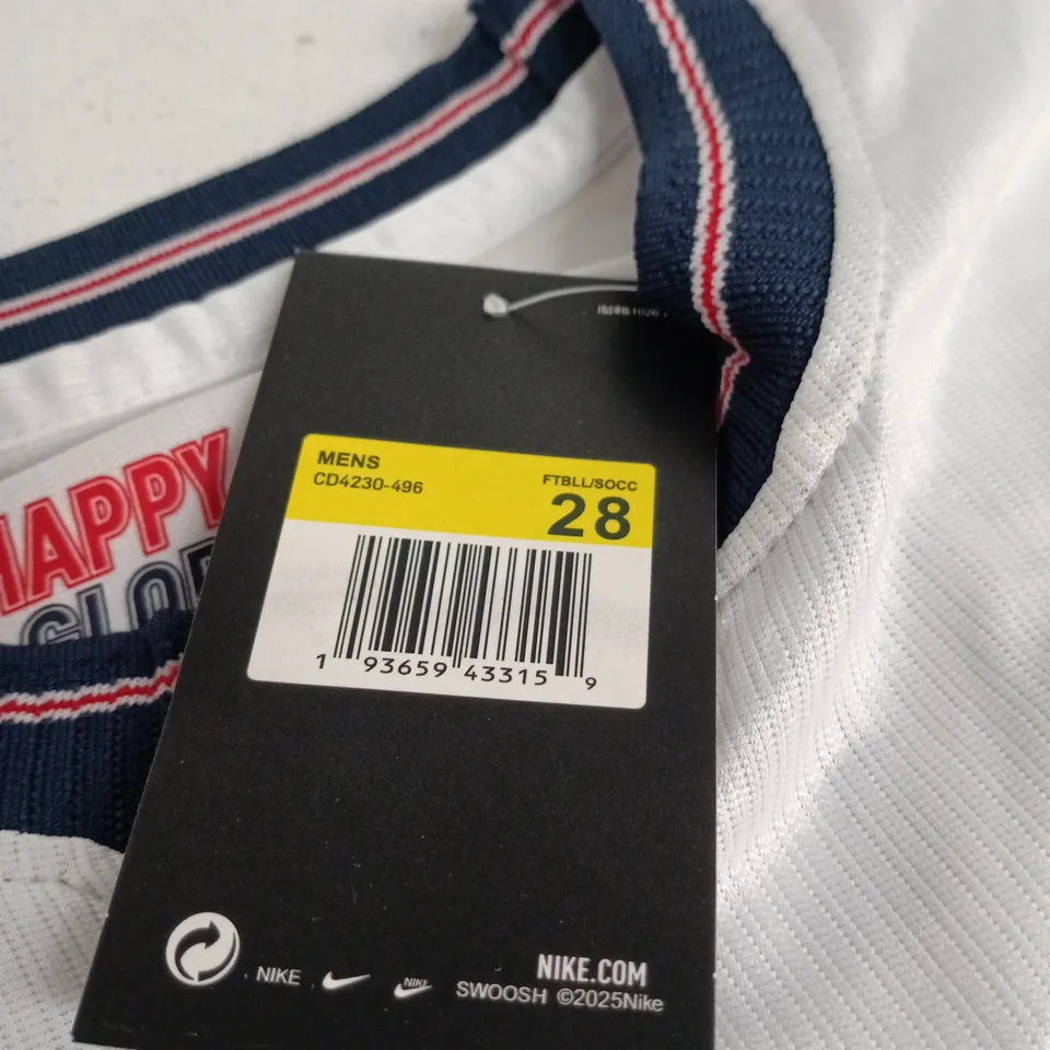NIKE ENGLAND MEN'S HOME FOOTBALL SHIRT – NO. 10 BELLINGHAM (SIZE 28)