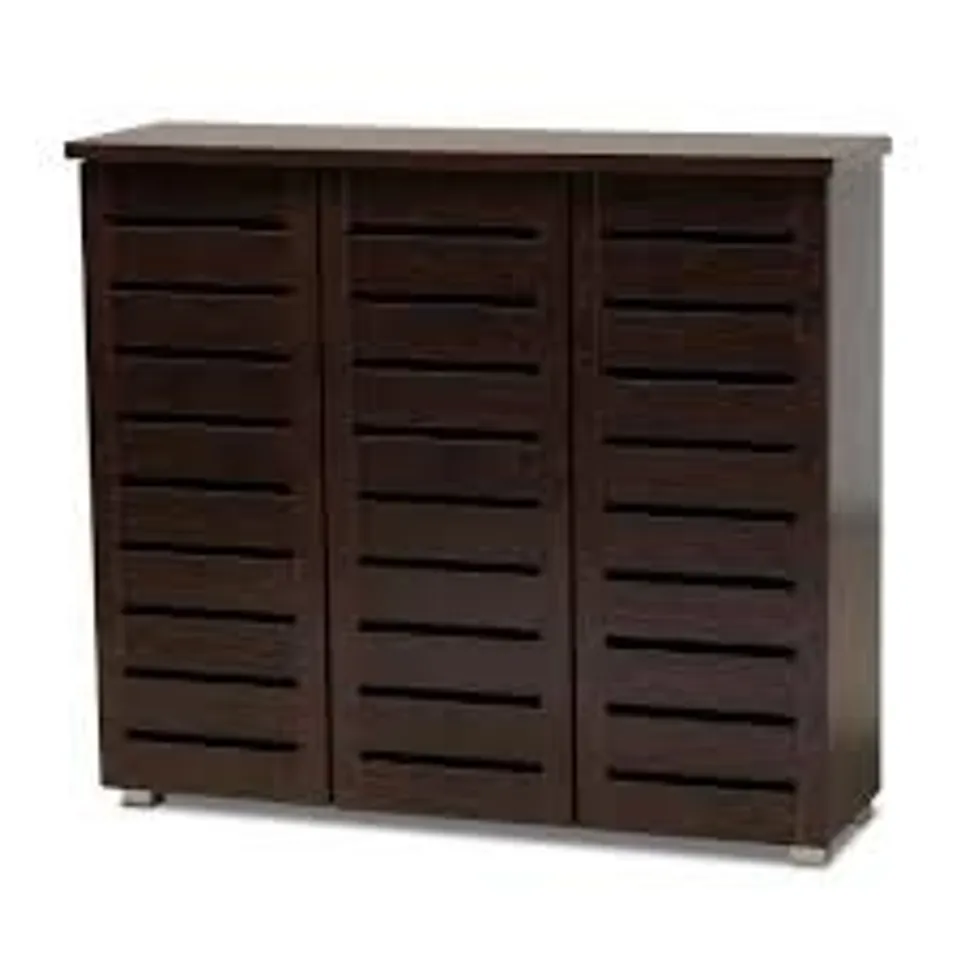 BOXED 20 PAIR SHOE STORAGE CABINET 
