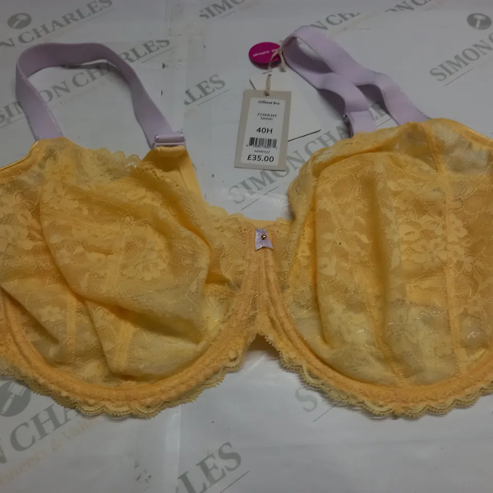 BRAVISSIMO OFFBEAT BRA IN YELLOW - 40H