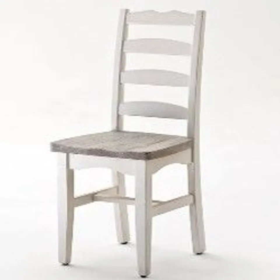 BOXED STUHL WHITE SANDED DINING CHAIR (1 BOX)