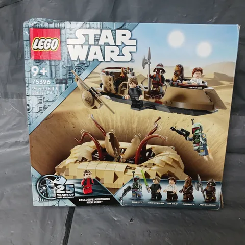 BOXED LEGO STAR WARS DESERT SKIFF & SARLACC PIT SET 75396