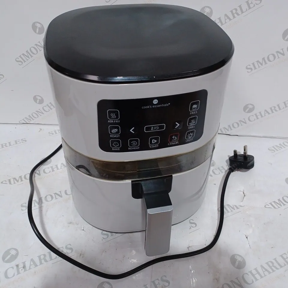 BOXED COOK'S ESSENTIALS 4.0L AIR FRYER, COOL GREY