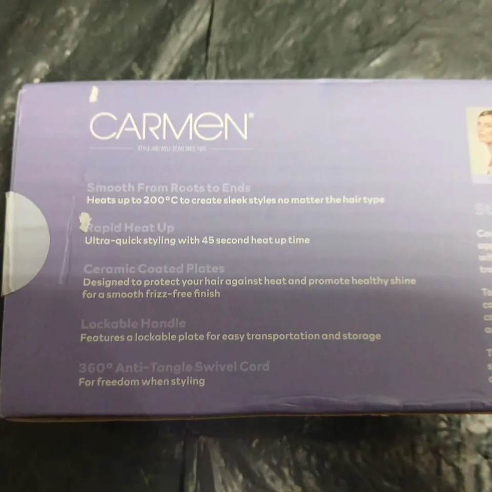 SEALED CARMEN CERAMIC HAIR STRAIGHTENER