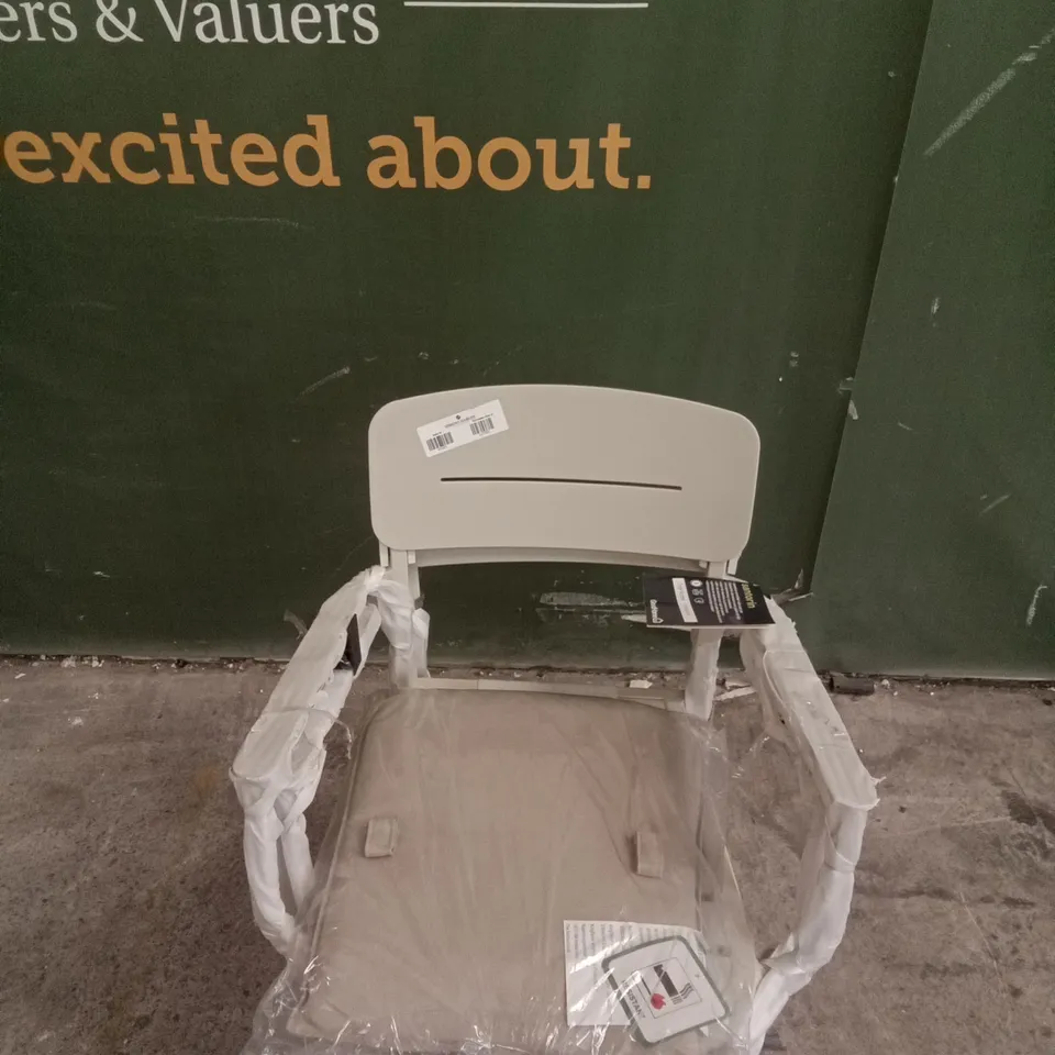 2X GOODHOME SANTORIN ALUMINIUM ARM CHAIRS WITH SEAT PAD