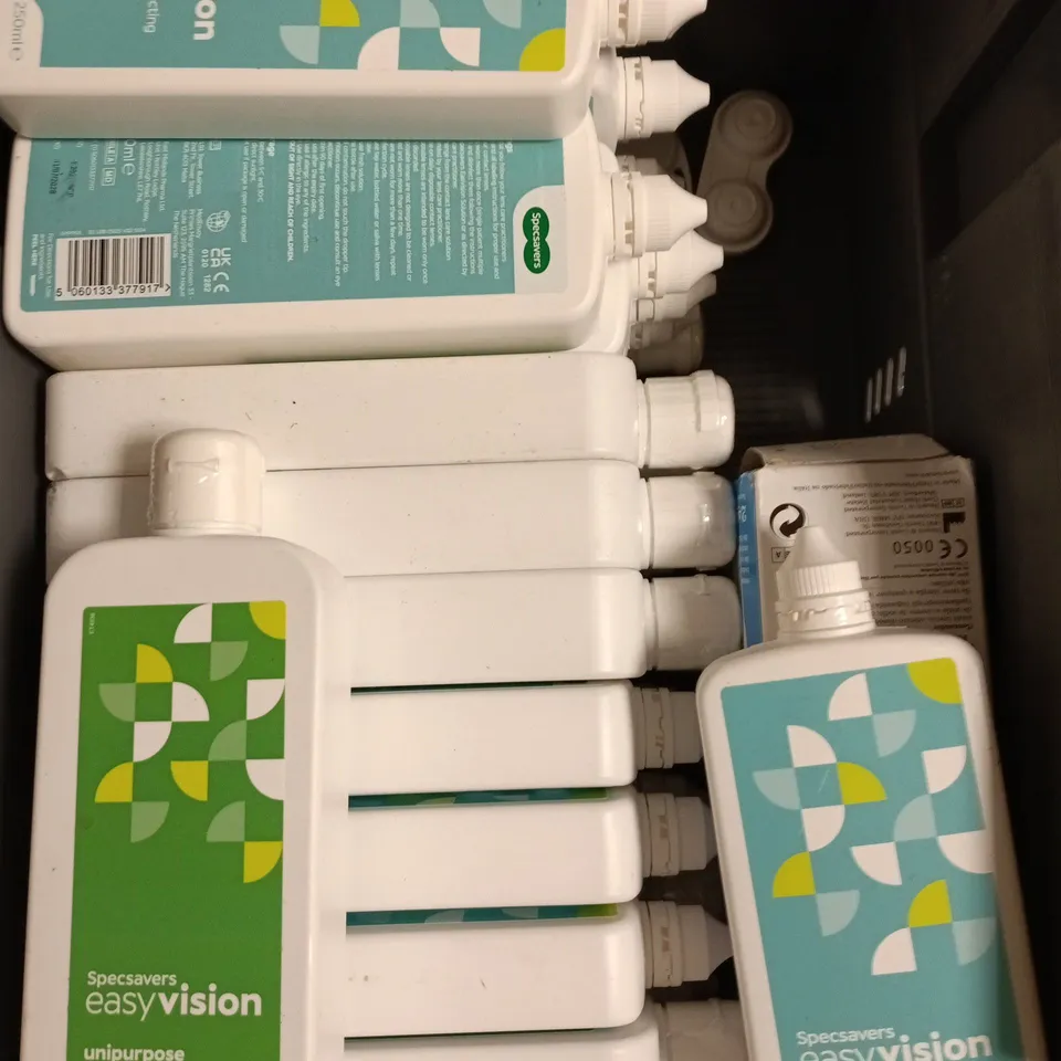 APPROXIMATELY 20 ASSORTED CONTACT LENS SOLUTION PRODUCTS - COLLECTION ONLY 