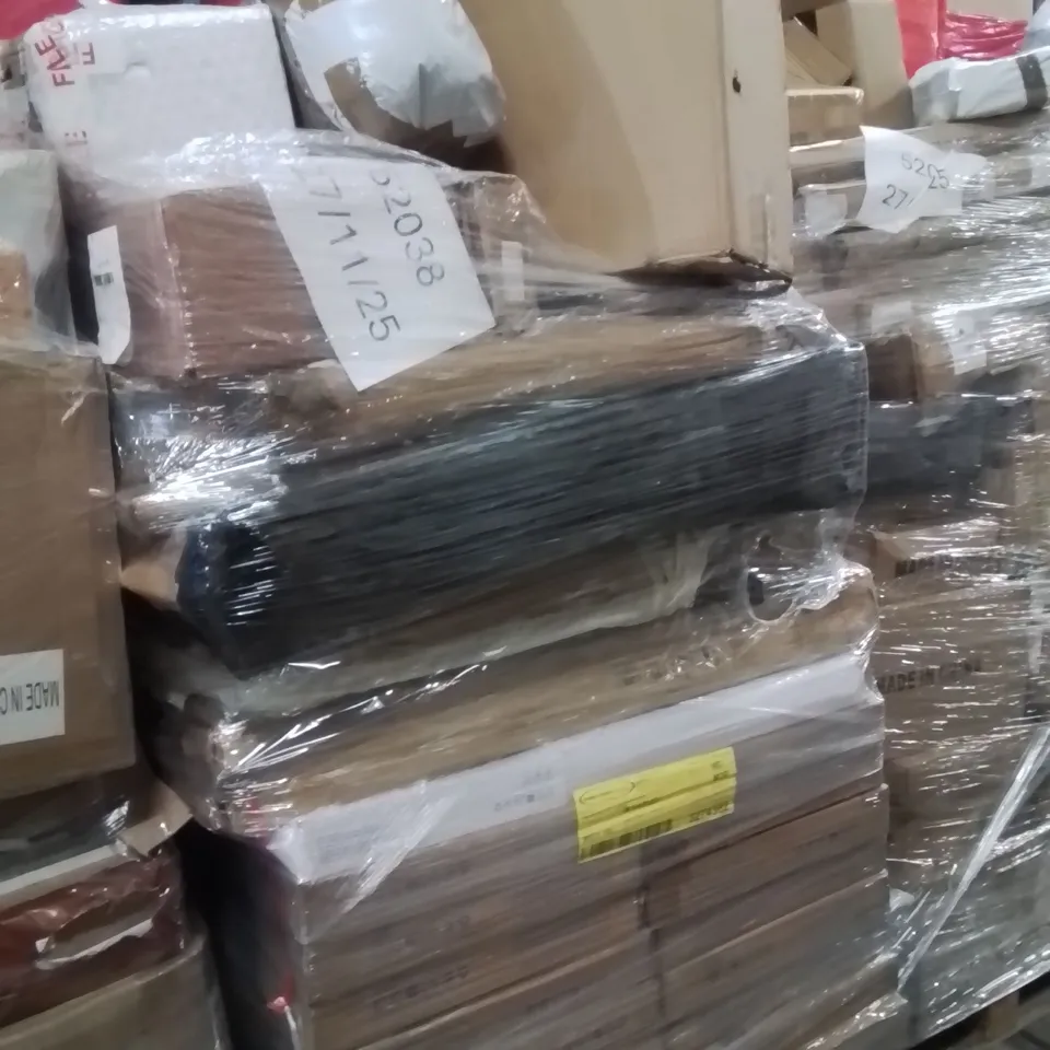 PALLET OF ASSORTED HOUSEHOLD GOODS AND PRODUCTS TO INCLUDE;KETTLE,BLANKET,3D WALL STICKER