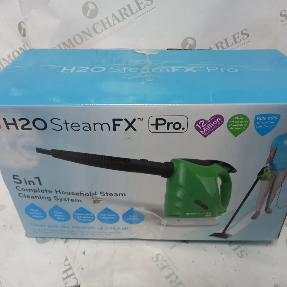 BOXED H20 STEAM FX PRO 5IN1 STEAM CLEANING SYSTEM