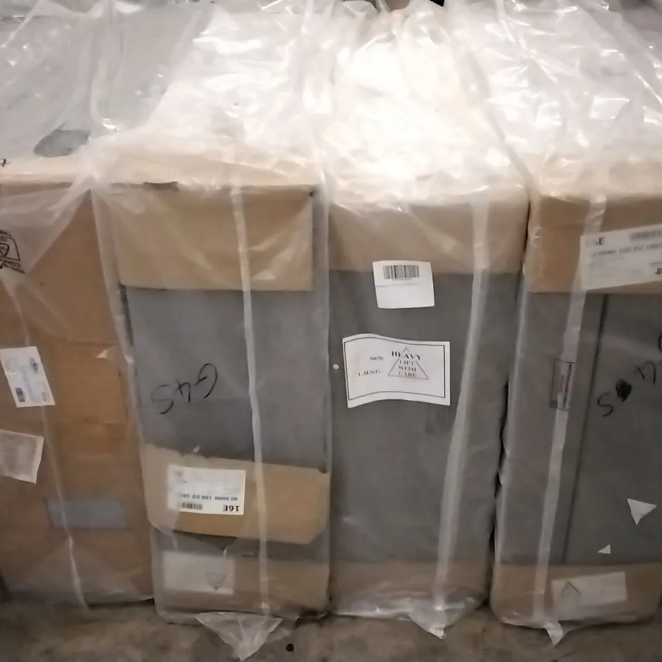 6 ASSORTED SLATE GREY BED PARTS