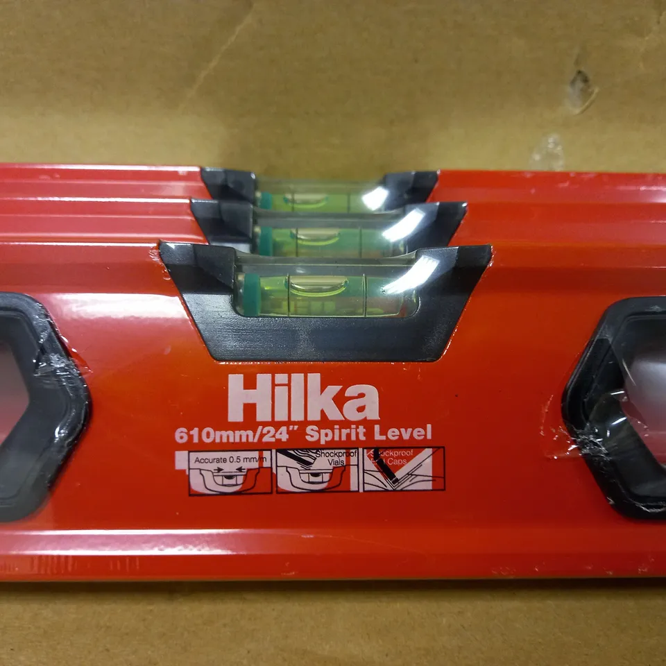 HILKA 3 SPIRIT LEVELS-RED & BLACK
