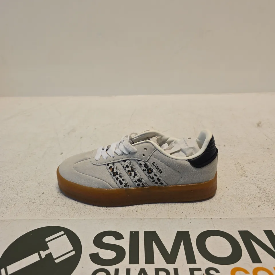 ADIDAS SAMBA SNEAKERS, GREY, UK 4.5