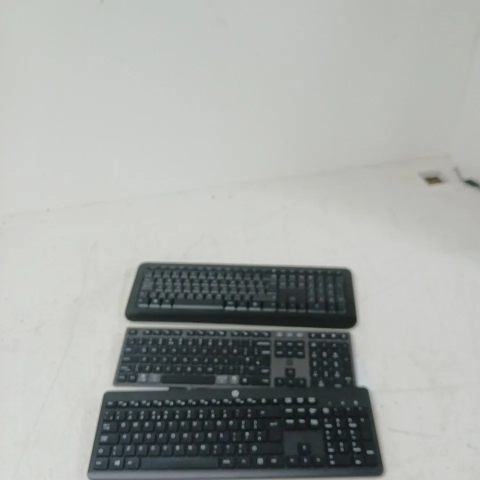 3X ASSORTED KEYBOARDS 
