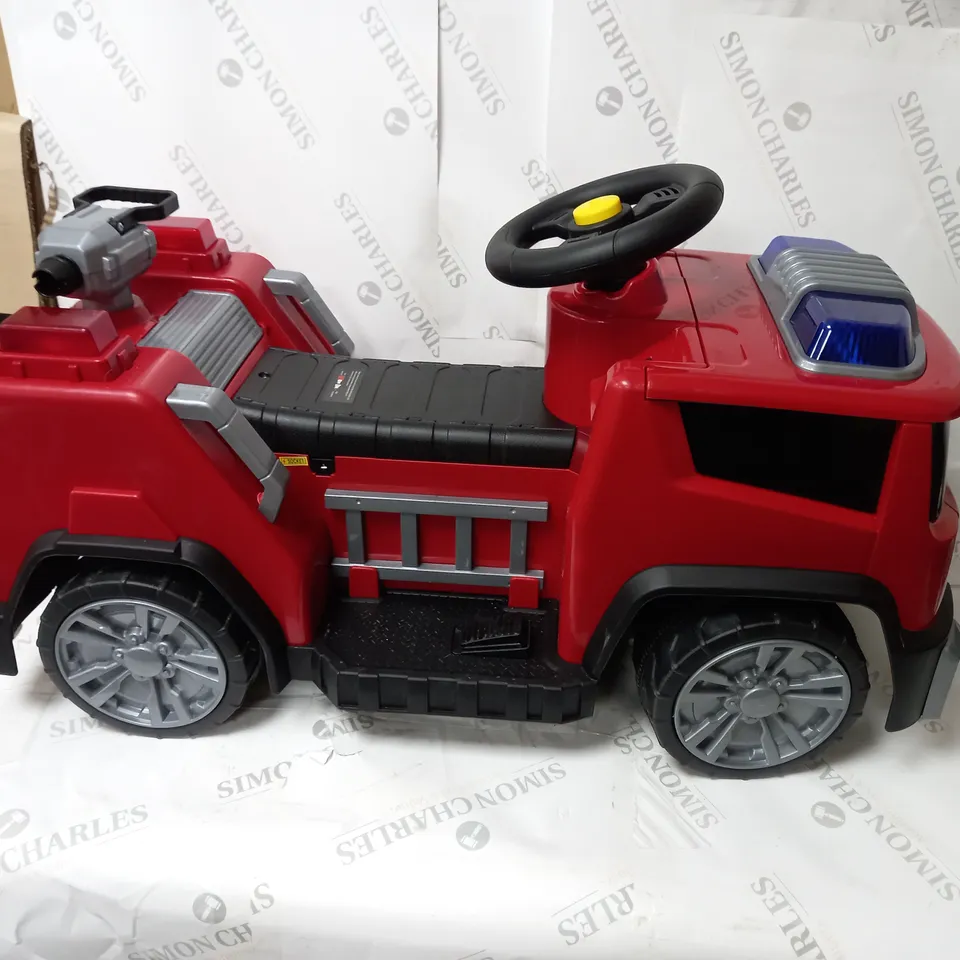 BOXED EVO ELECTRONIC RIDE ON FIRE ENGINE