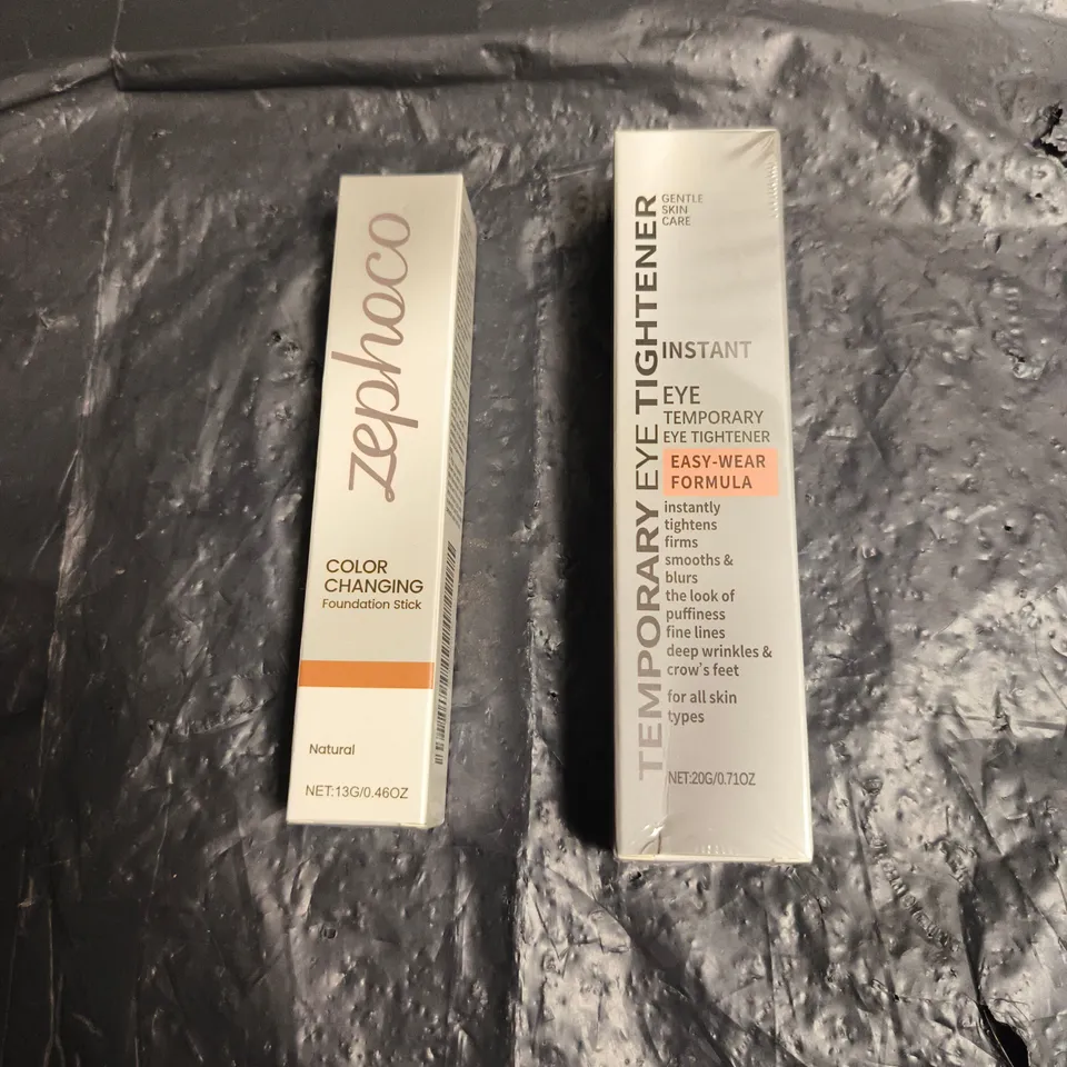 APPROXIMATELY 30 ASSORTED COSMETIC PRODUCTS TO INCLUDE - COLOUR CHANGING FOUNDATION STICK - TEMPORARY EYE TIGHTENER