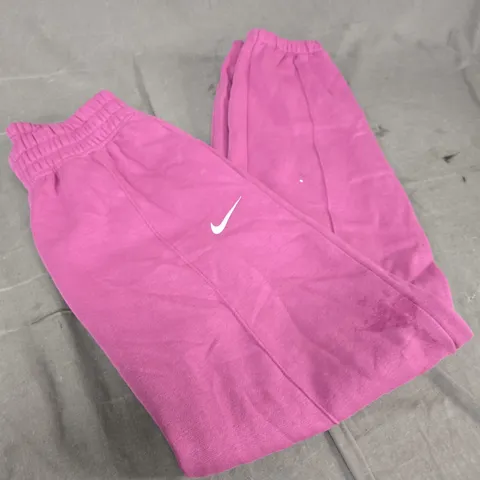 NIKE PURPLE SWEATPANTS WITH WHITE SWOOSH SIZE XS