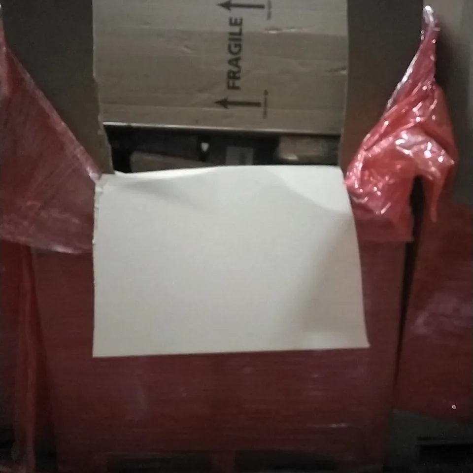 PALLET OF HOUSEHOLD ITEMS TO INCLUDE CARPET AND UPHOLSTERY CLEANING MACHINE, PICTURE FRAME, CLOTHES AIRER, COFFEE MAKER AND OTHER ASSORTED ITEMS...