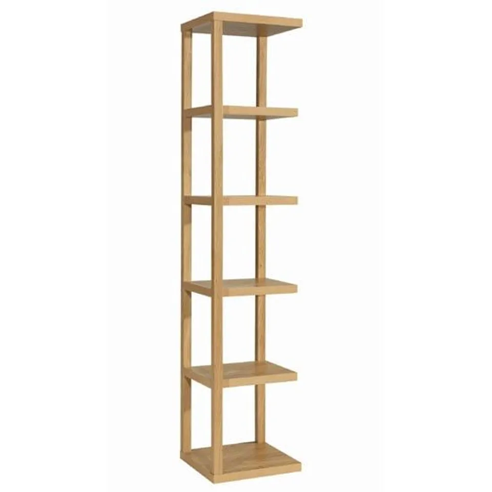 BOXED ONTARIO WALL UNIT IN NEW OAK (1 BOX)
