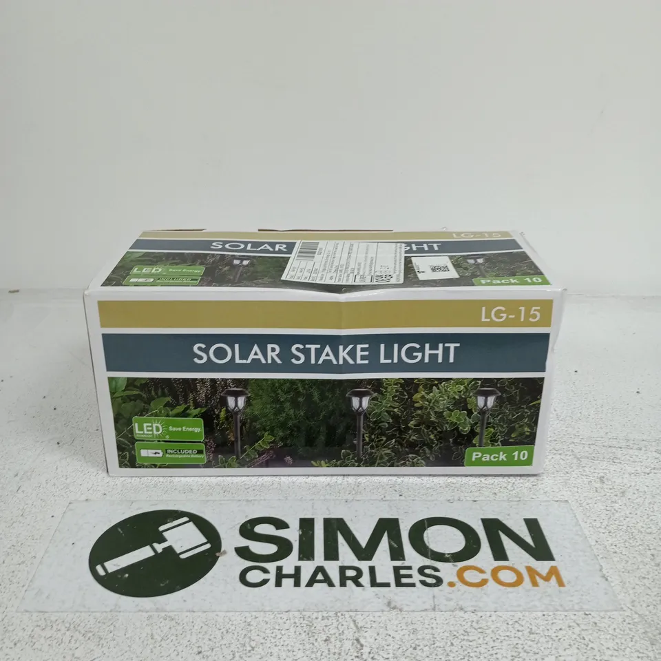 SOLAR STAKE LIGHT LG-15 – PACK OF 10