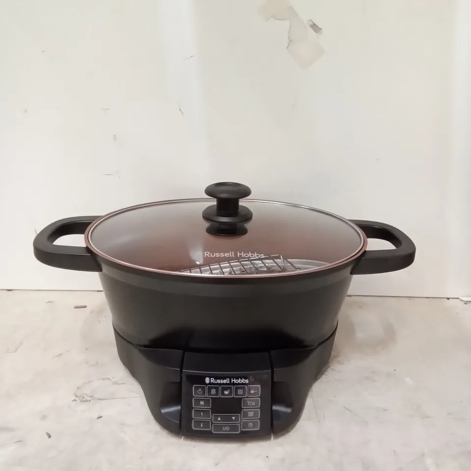 BOXED RUSSELL HOBS GOOD TO GO MULTI-COOKER