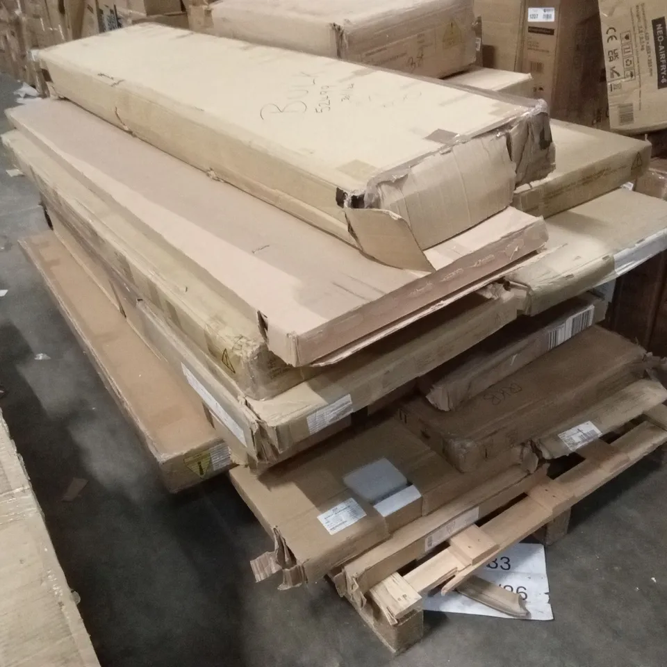 PALLET OF ASSORTED INCOMPLETE DESIGNER FURNITURE SETS AND PIECES 
